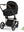 CYBEX PRIAM SET GESTELL (ROSEGOLD) /STOFF (ONYX BLACK)