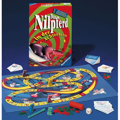 Ravensburger Das Nilpferd in der Achterbahn (3-6 Spieler)