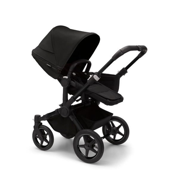 Bugaboo Donkey 5 Mono Gestell (Schwarz) / Stoff (Mitternachtsschwarz) / Dach ( Mitternachtsschwarz) Ultimate Bundle