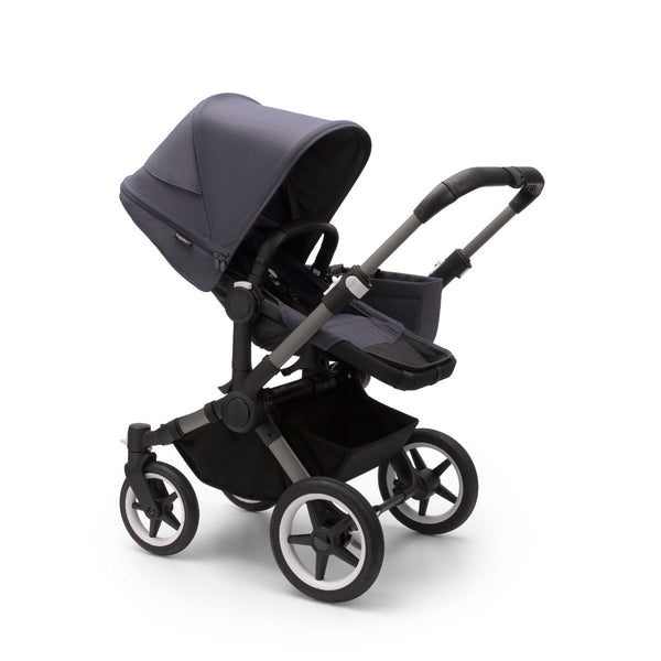 Bugaboo Donkey 5 Mono Gestell (Graphit) / Stoff (Sturmblau) / Dach ( Sturmblau)