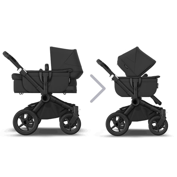 Bugaboo Donkey 5 Mono Gestell (Graphit) / Stoff (Sturmblau) / Dach ( Sturmblau)