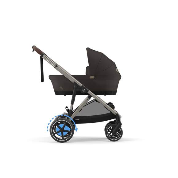 Cybex e-Gazelle S (Taupe Rahmen) Chocolate Brown + Wanne