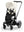 Cybex e-Priam Set Gestell (Chrome Black) /Stoff (Off White)