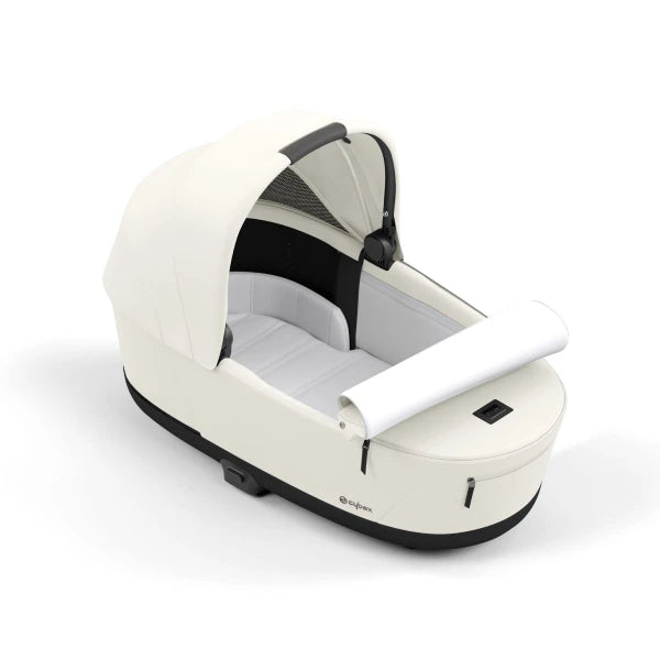 Cybex e-Priam Set Gestell (Chrome Black) /Stoff (Off White)