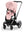 Cybex e-Priam Set Gestell (Chrome Black) /Stoff (Peach Pink)