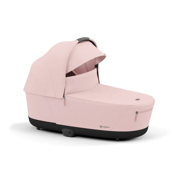 Cybex e-Priam Set Gestell (Chrome Black) /Stoff (Peach Pink)