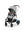 Cybex e-Gazelle S (Silbernen Rahmen) Stone Grey + Cot S gratis