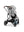 Cybex e-Gazelle S (Silbernen Rahmen) Stone Grey + Cot S gratis
