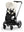 Cybex e-Priam Set Gestell (Matt Black) /Stoff (Off White)