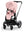 Cybex e-Priam Set Gestell (Matt Black) /Stoff (Peach Pink)