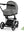 CYBEX e-PRIAM SET GESTELL (CHROME BLACK) /STOFF (PEARL GREY)