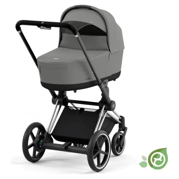 CYBEX e-PRIAM SET GESTELL (CHROME BLACK) /STOFF (PEARL GREY)