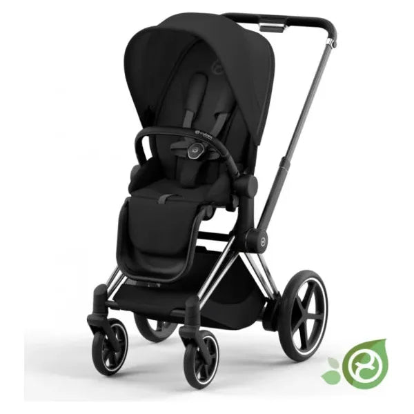 CYBEX e-PRIAM SET GESTELL (CHROME BLACK) /STOFF (ONYX BLACK)