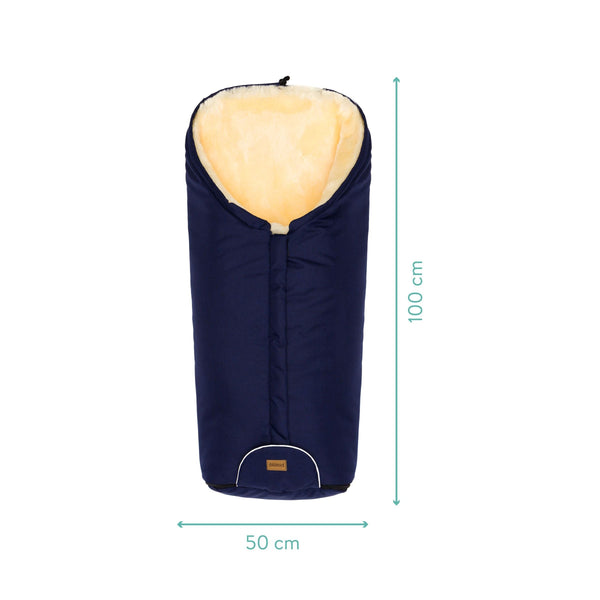 Lammefellfußsack Tacama Navy