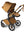 Bugaboo Fox 5 Gestell Noir Amber Glow Limited Edition