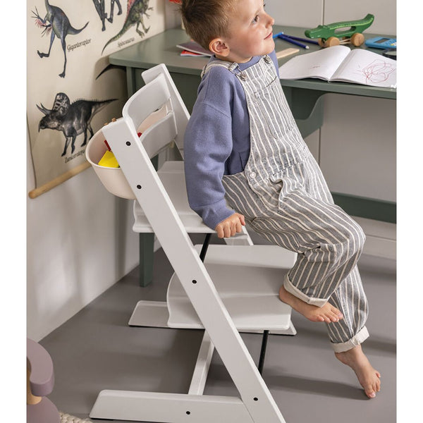 Stokke Tripp Trapp White + BabySet + Cushion Silver OCS