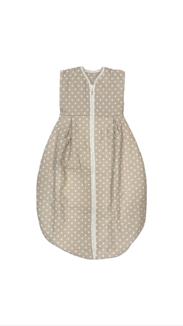 Schlafsack, Alvi, Stern beige, Größe 110