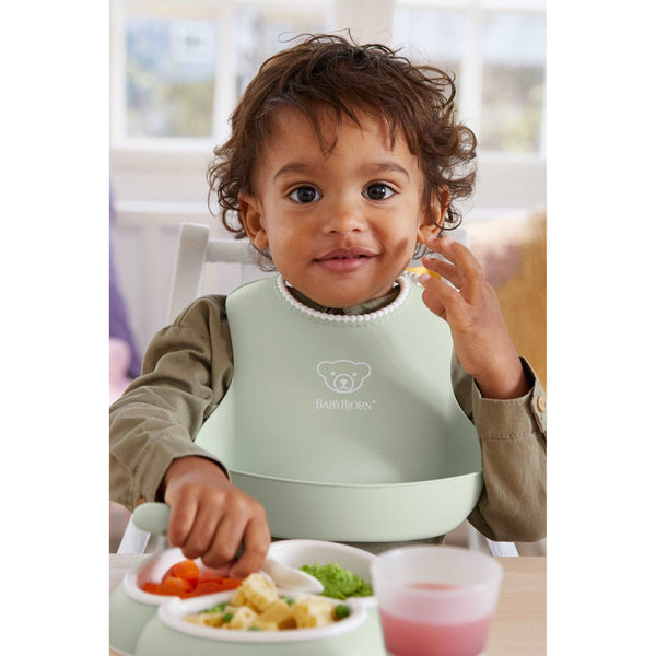 BABYBJÖRN 2er LÄTZCHEN SET GRÜN/GRAU
