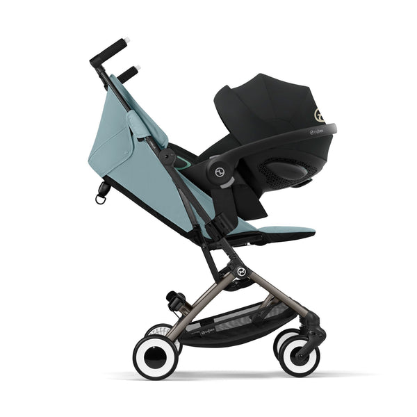 Cybex Libelle Stormy Blue Gestell Taupe