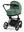 Cybex Priam Set Gestell (Matt Black) /Stoff (Leaf Green)