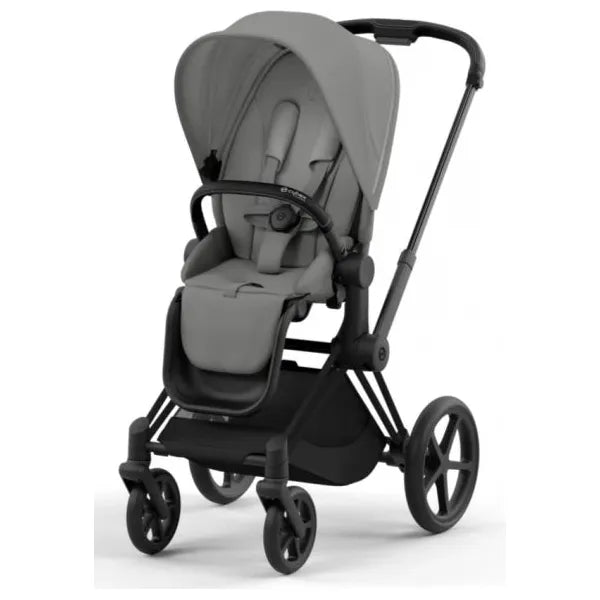 Cybex Priam Set Gestell (Matt Black) /Stoff (Mirage Grey)