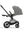 Cybex Priam Set Gestell (Matt Black) /Stoff (Mirage Grey)