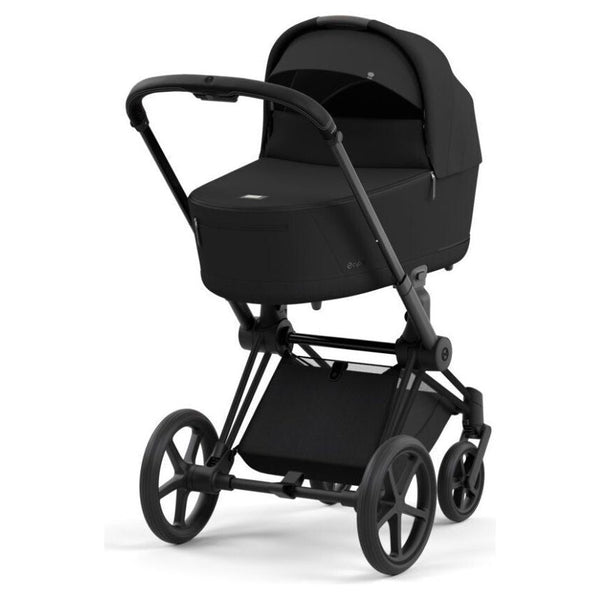 Cybex Priam Set Gestell (Matt Black) /Stoff (Sepia Black)