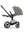 Cybex Priam Set Gestell (Chrome Black) /Stoff (Mirage Grey)