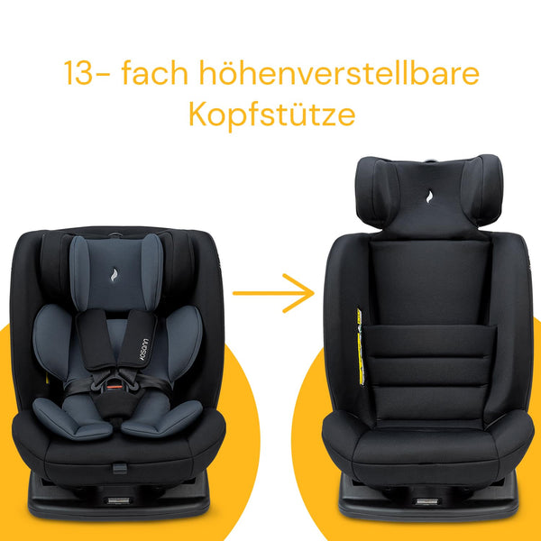 Osann Huddle 2 i-Size Nero ohne Isofix