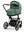 Cybex Priam Set Gestell (Rosegold) /Stoff (Leaf Green)