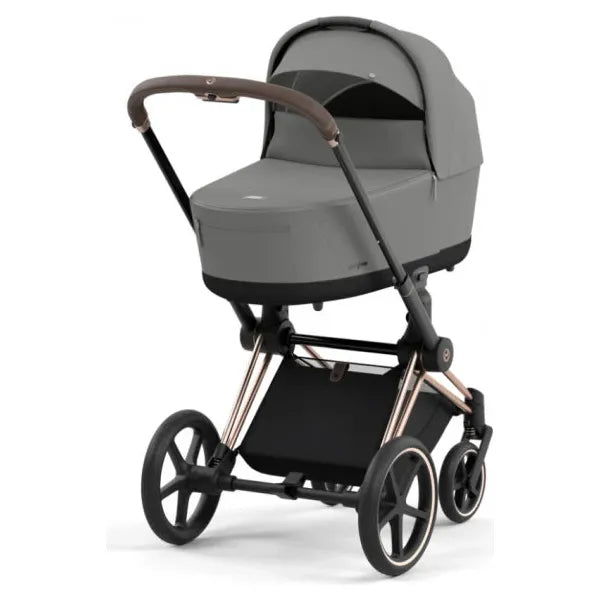 Cybex Priam Set Gestell (Rosegold) /Stoff (Mirage Grey)