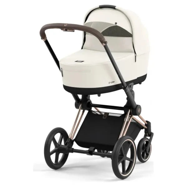 Cybex Priam Set Gestell (Rosegold) /Stoff (Off White)