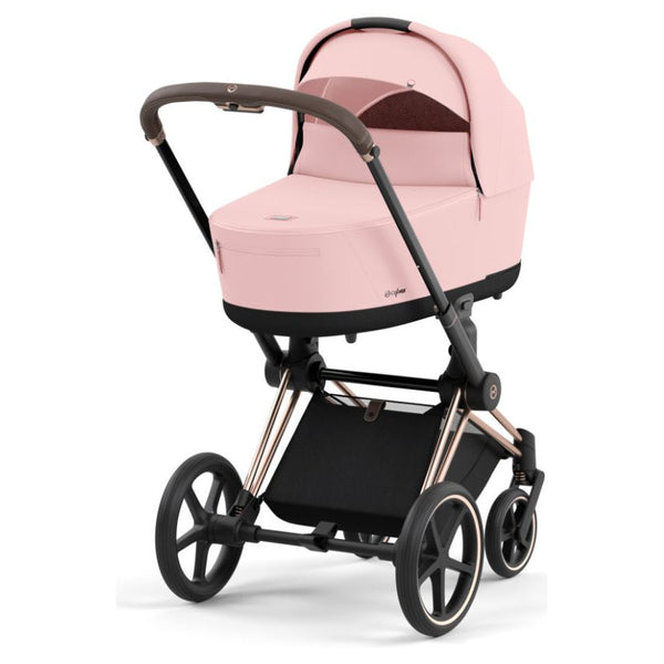 Cybex Priam Set Gestell (Rosegold) /Stoff (Peach Pink)