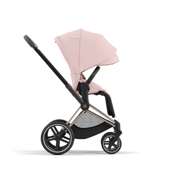 Cybex e-Priam Set Gestell (Rosegold) /Stoff (Peach Pink)