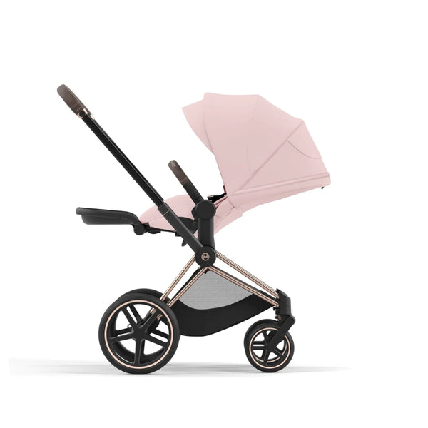 Cybex e-Priam Set Gestell (Rosegold) /Stoff (Peach Pink)