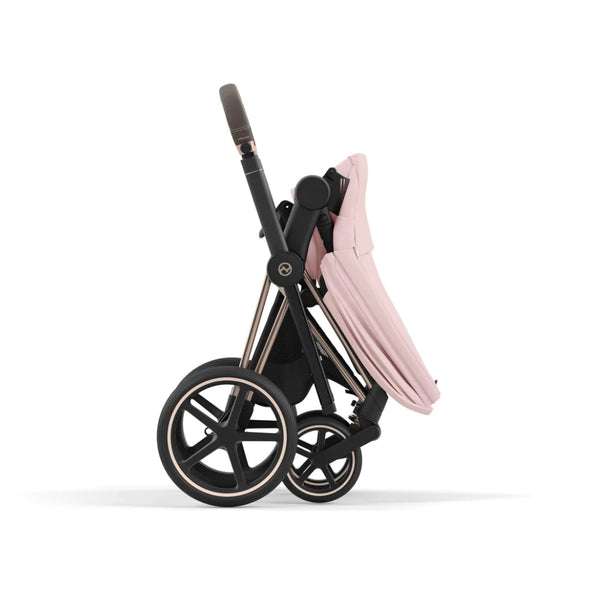 Cybex e-Priam Set Gestell (Rosegold) /Stoff (Peach Pink)