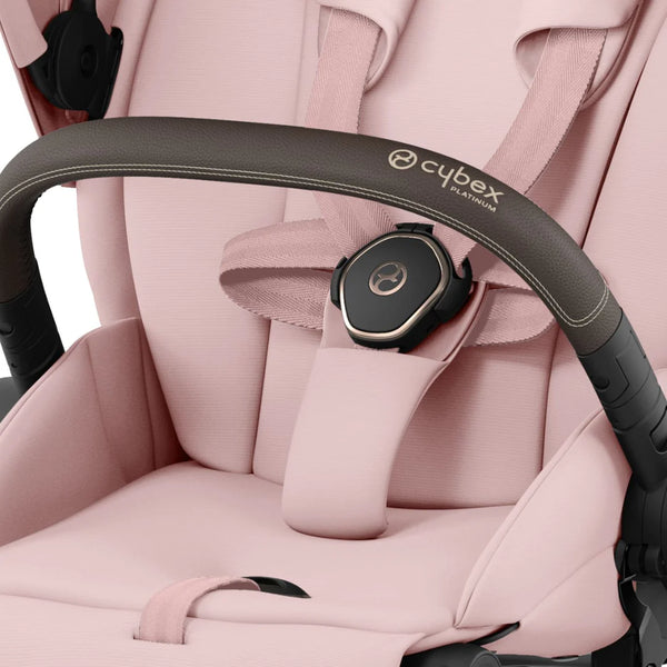 Cybex e-Priam Set Gestell (Rosegold) /Stoff (Peach Pink)