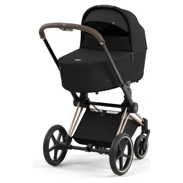 Cybex Priam Set Gestell (Rosegold) /Stoff (Sepia Black)