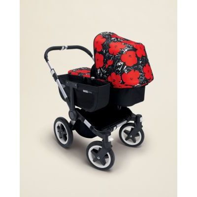 bugaboo donkey sonnendach Bugaboo Donkey/2/3 Sonnendach – Andy Warhol Flowers – Baumgarten Kinderwagen