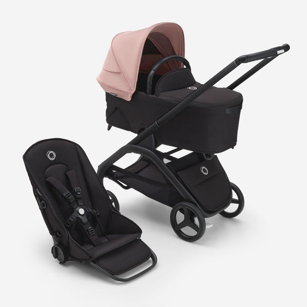 Bugaboo Dragonfly Black/Black/Morning Pink