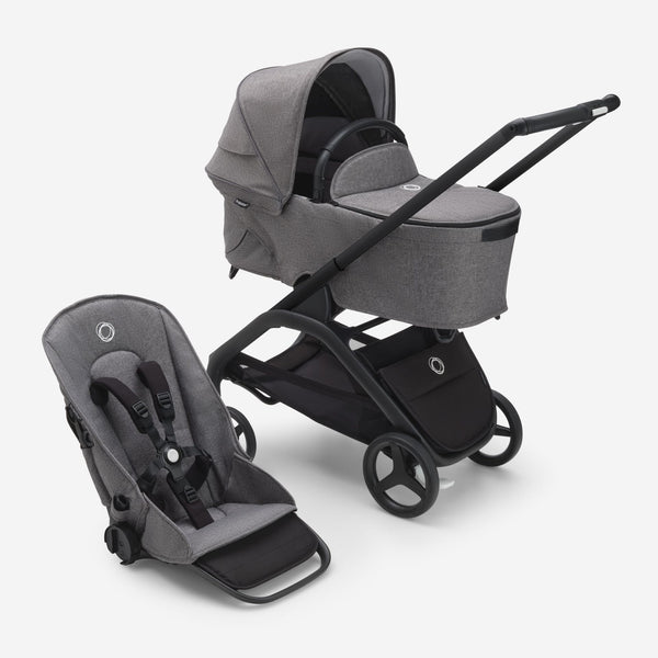 Bugaboo Dragonfly Black/Grau Meliert/Grau Meliert