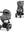 Cybex Priam Set Gestell (Chrome Black) /Stoff (Mirage Grey)