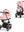 Cybex Priam Set Gestell (Rosegold) /Stoff (Peach Pink)