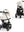 Cybex e-Priam Set Gestell (Matt Black) /Stoff (Off White)